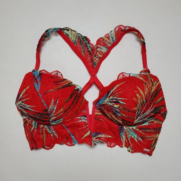 Victoria's Secret Other - Pink Victoria's Secret Racerback Push Up Bra SZ M